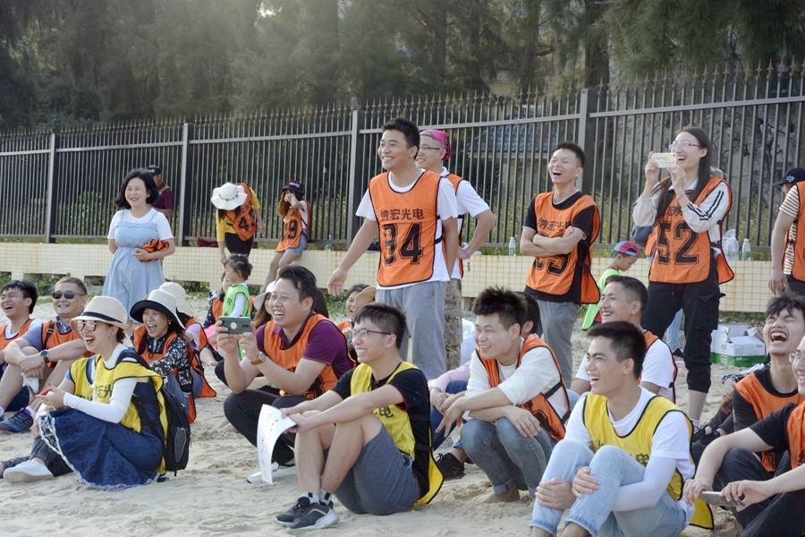 同事們在周年慶中 同事們在周年慶中